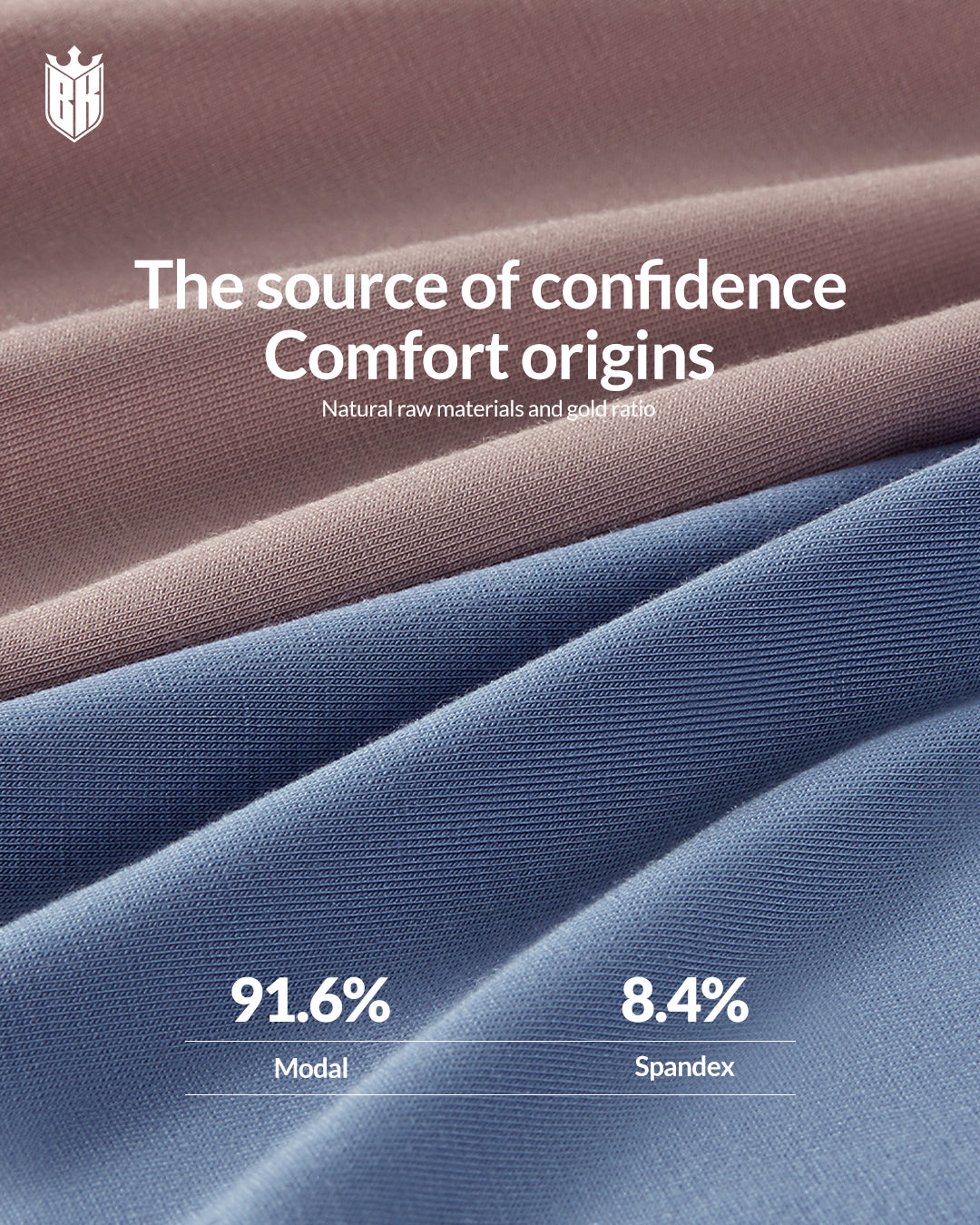 Blackkin Modal Split Capsule Luxury Men's Seamless Underwear