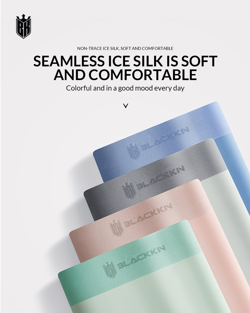 Blackkin Ice Cool Zero Sense Series Luxury Seamless Men's Underwear