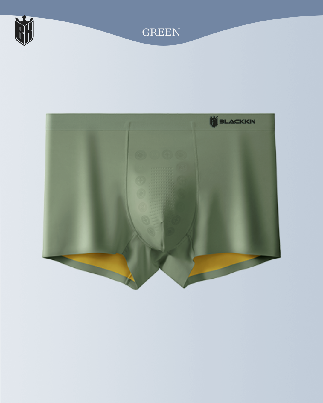 Blackkin FlexCore™ 3D Seamless Antibacterial Performance Boxer Brief