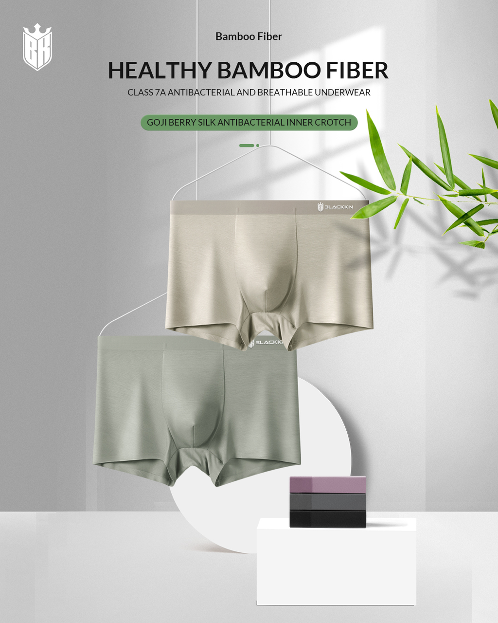 Blackkin Luxury Men's Underwear | Seamless | Bamboo Fibre