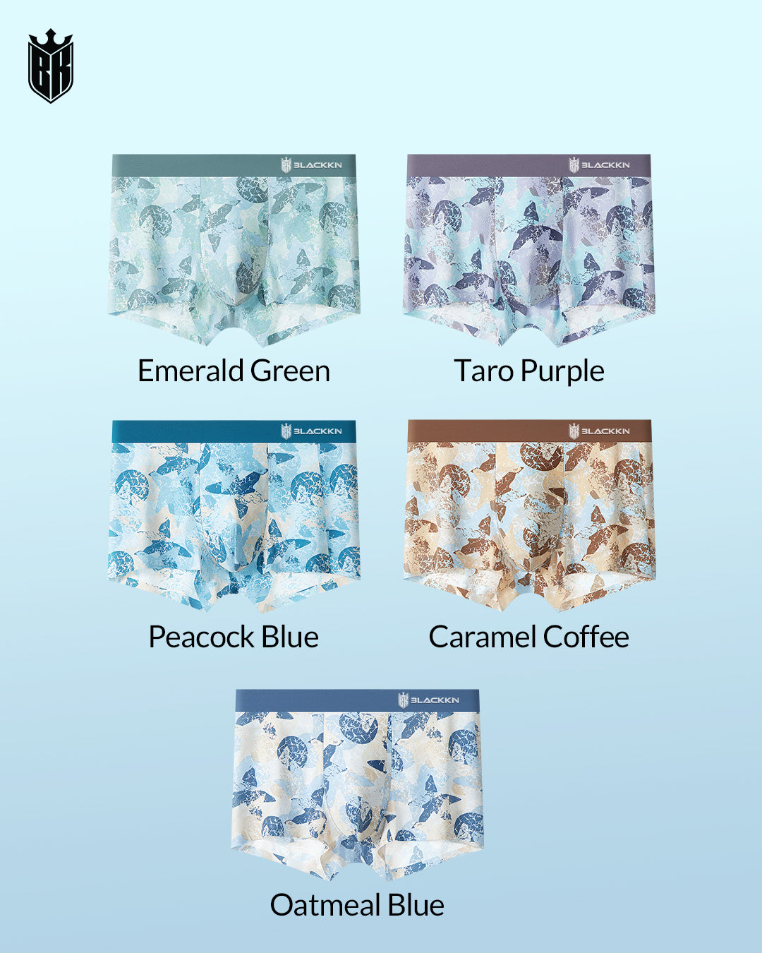 Blackkin NatureCore™ Cordyceps Cooling Seamless Boxer Brief