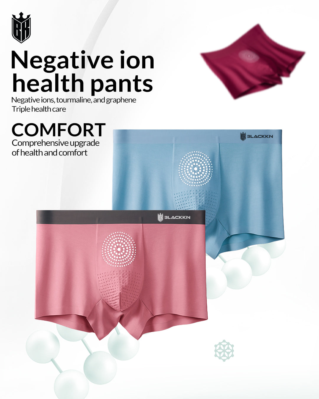Blackkin IonCore™ Graphene Negative Ion Antibacterial Luxury Seamless Underwear