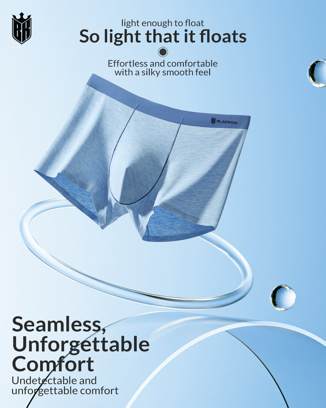 Blackkin IonForce™ Graphene Antibacterial Luxury Seamless Boxer