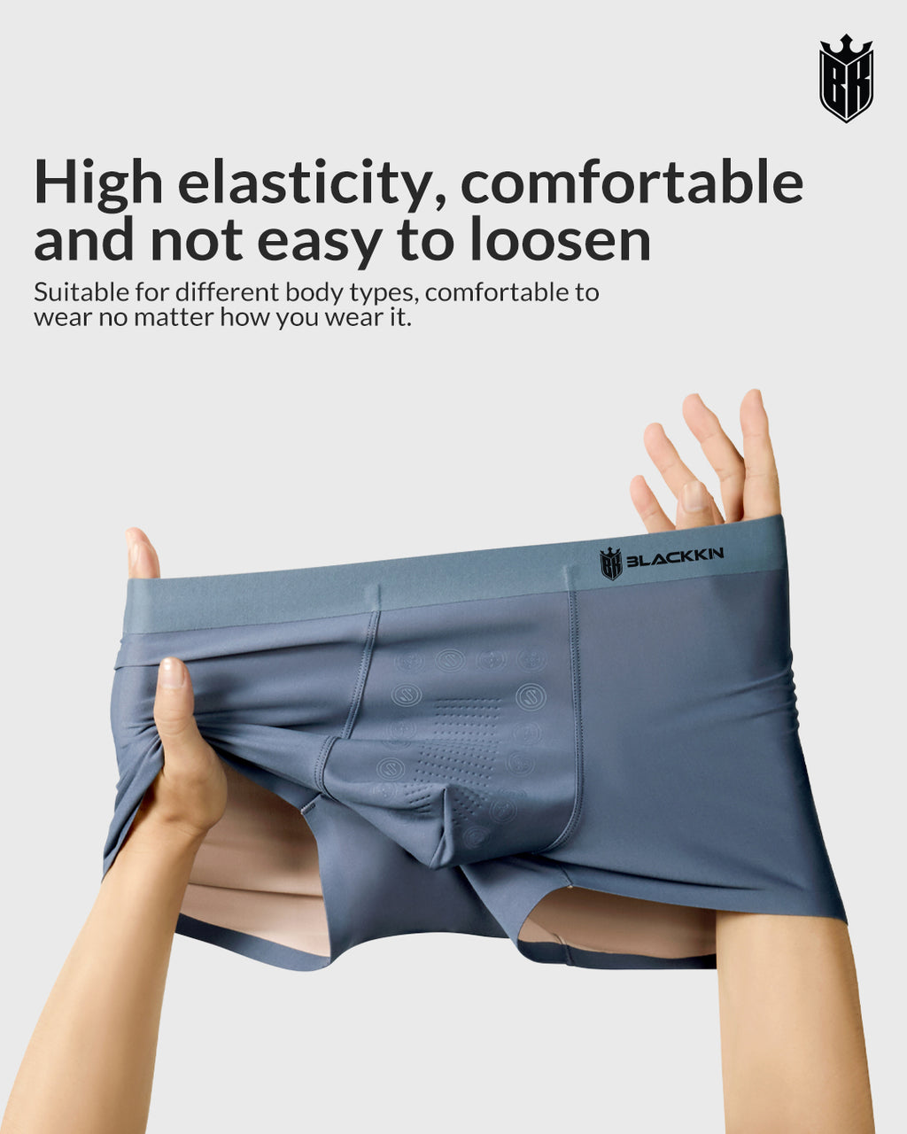 Blackkin FlexCore™ 3D Seamless Antibacterial Performance Boxer Brief