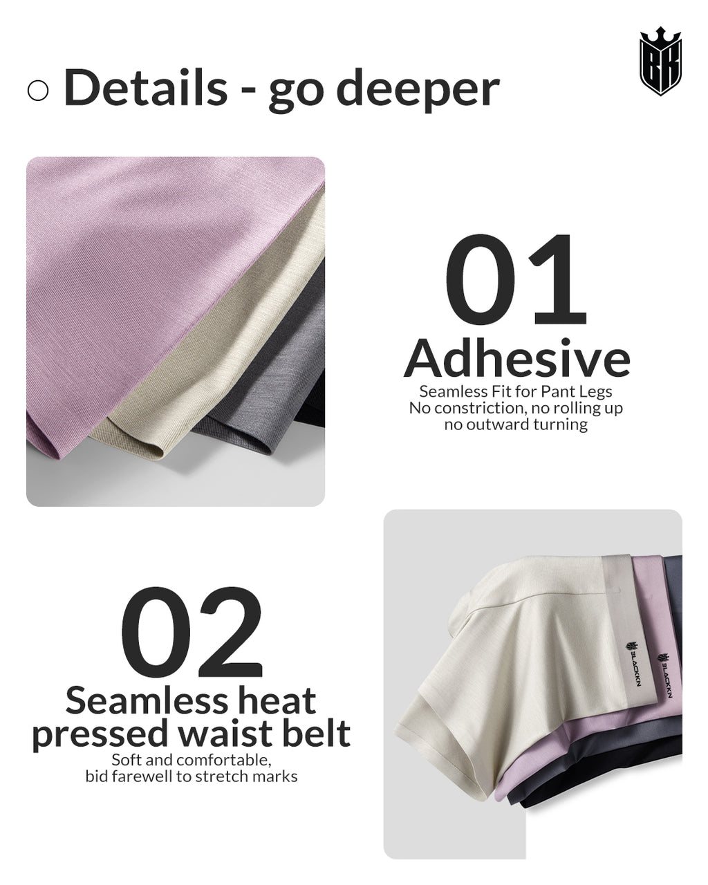 Blackkin BambooSilk Elite™ Antibacterial Seamless Boxer