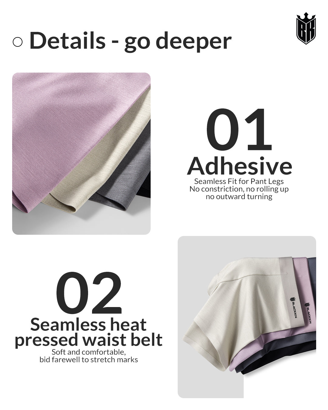 Blackkin BambooSilk Elite™ Antibacterial Seamless Boxer