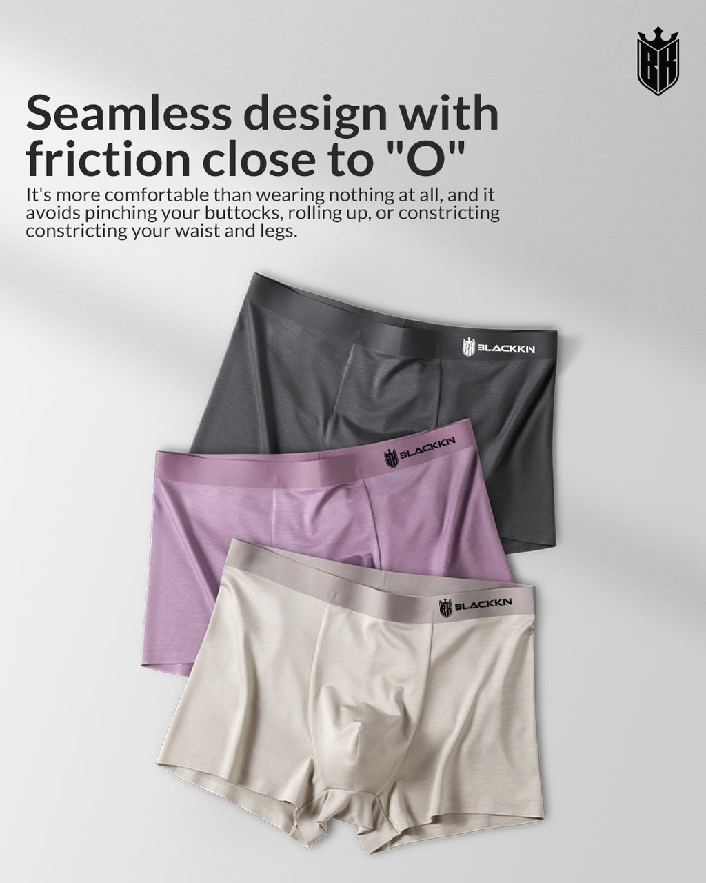 Blackkin BambooSilk Elite™ Antibacterial Seamless Boxer