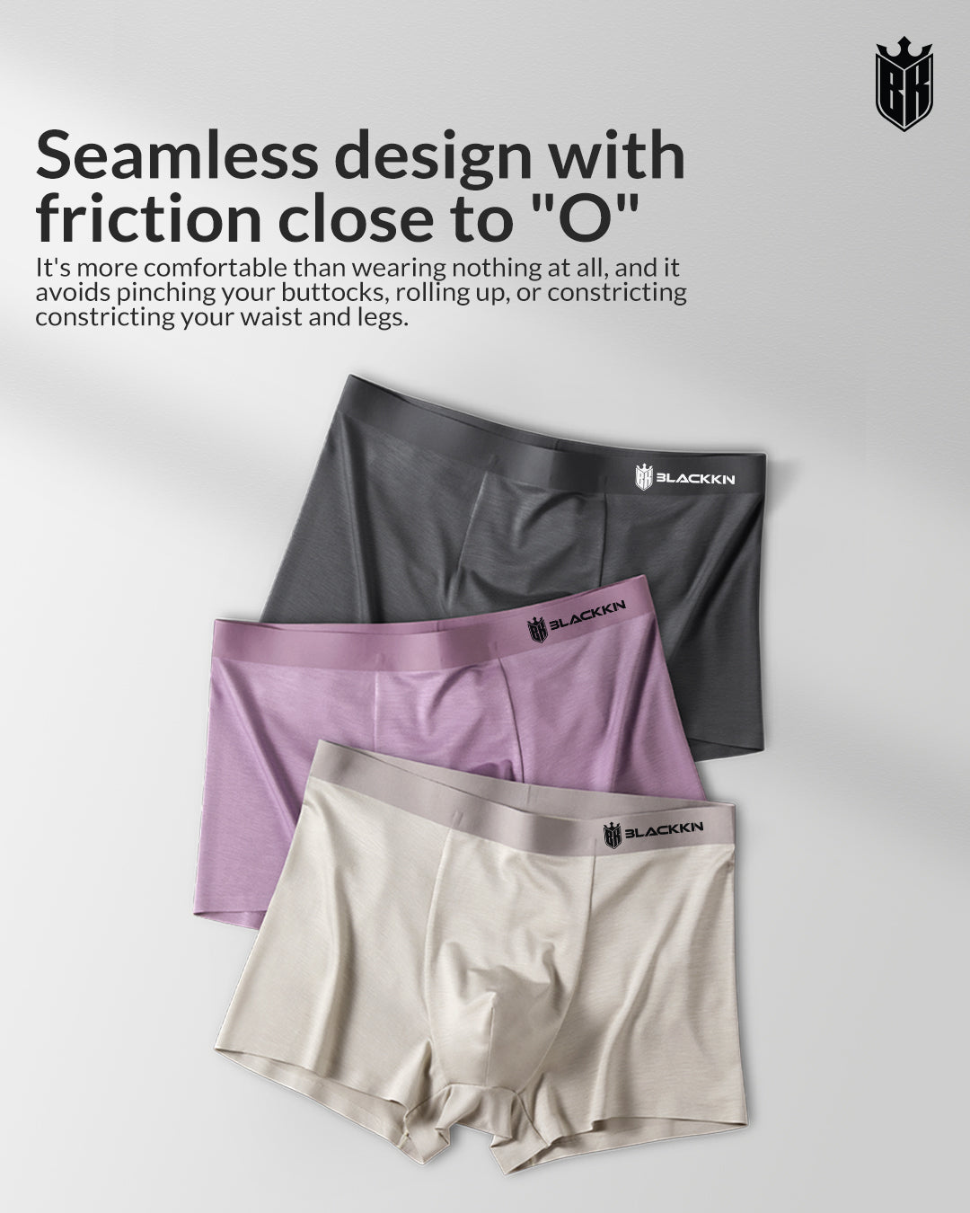 Blackkin Luxury Men's Underwear | Seamless | Bamboo Fibre