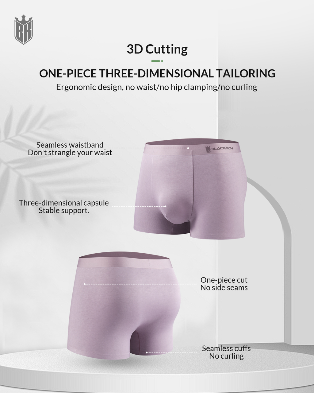 Blackkin Luxury Men's Underwear | Seamless | Bamboo Fibre