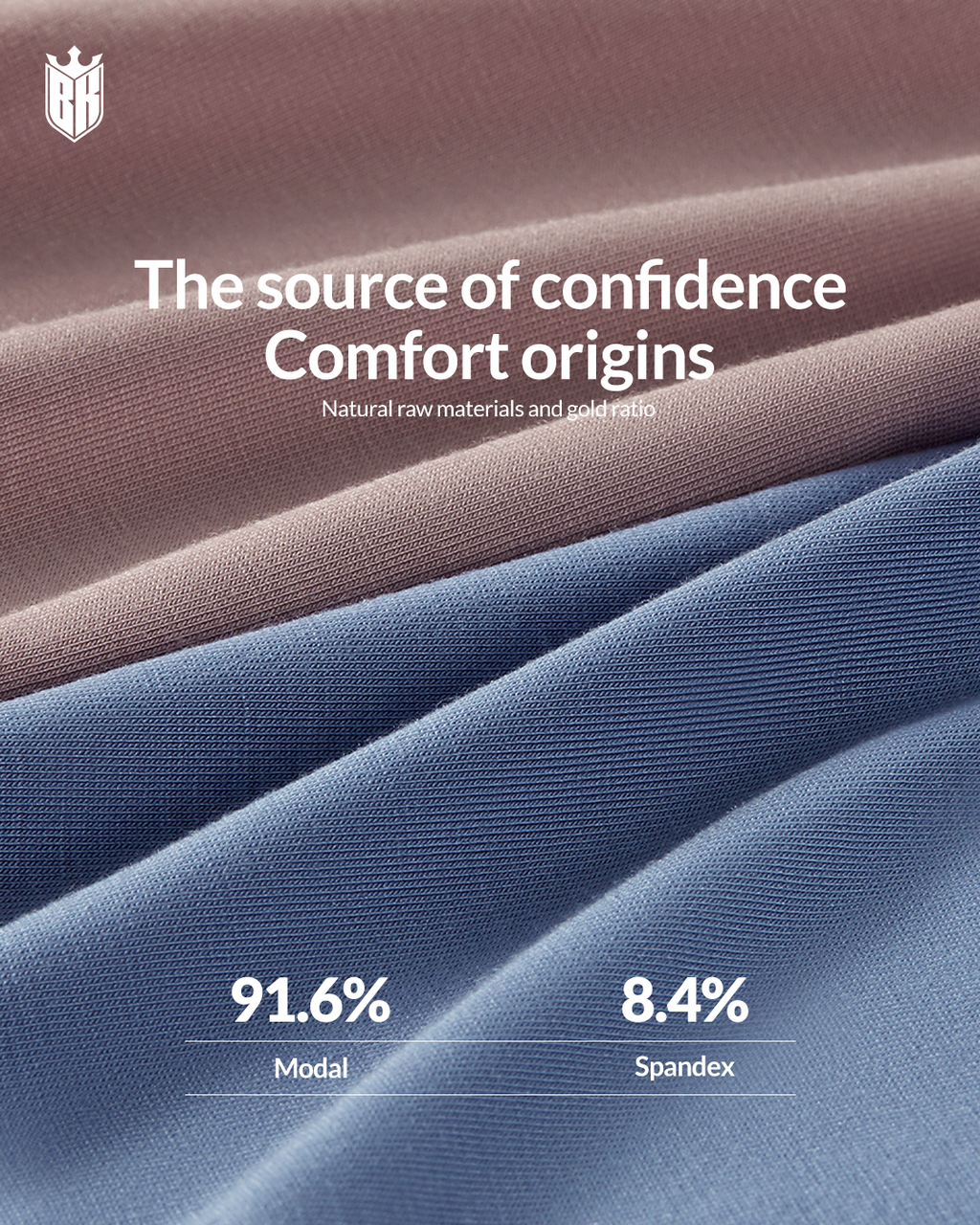 Blackkin 50S Modal Ice Wire Detached Capsule Men's Luxury Seamless Underwear