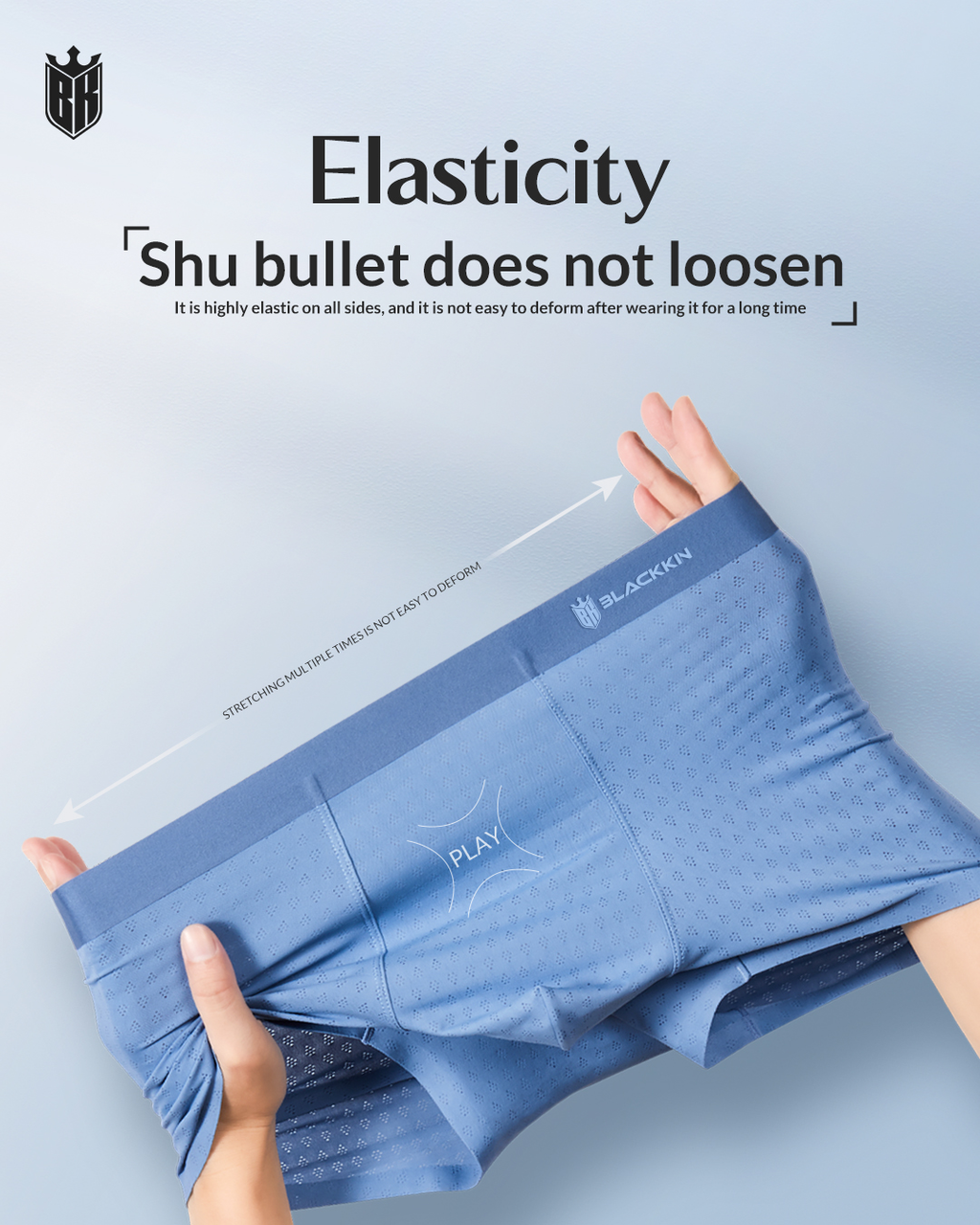 Blackkin Ice Mesh Silky Touch Luxury Seamless Underwear